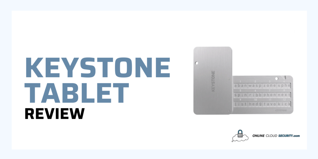 Keystone Tablet crypto wallet review