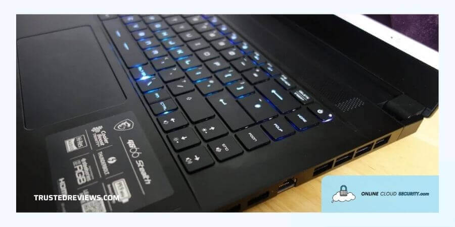MSI GS66 Stealth keyboard and lighting
