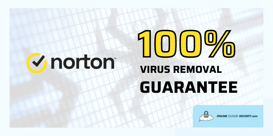 Norton offers 100% virus removal guarantee