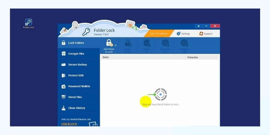 Folder Lock encryption software one of the strongest