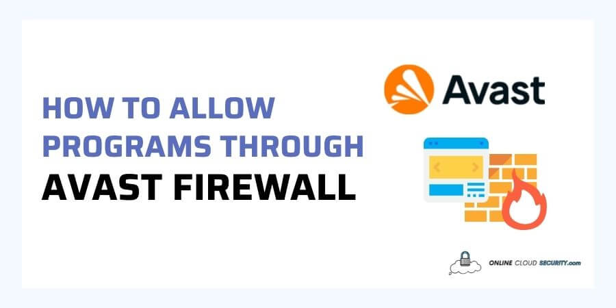 How to allow programs through Avast Firewall