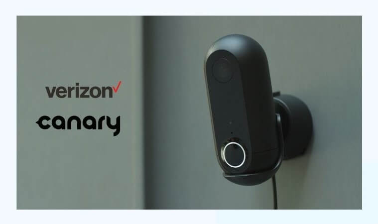 canary flex with Verizon for home security