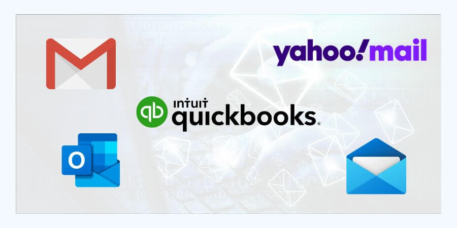 merging emails accounts with Quickbooks to solve unable to send emails
