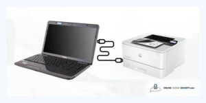 how to connect Toshiba laptop to HP printer